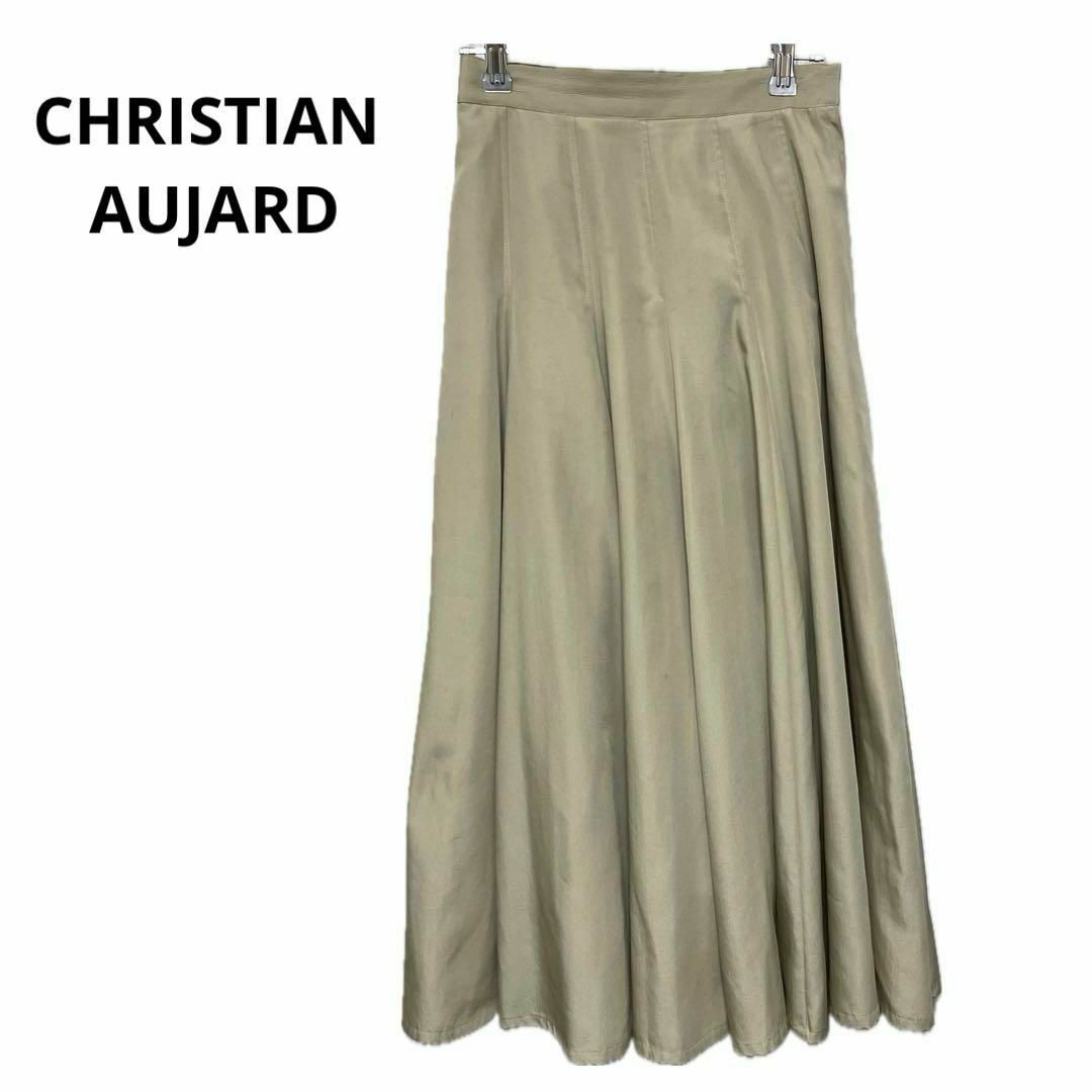 CHRISTIAN AUJARD(クリスチャンオジャール)の訳あり CHRISTIAN AUJARD クリスチャンオジャール スカート 薄手 レディースのスカート(ロングスカート)の商品写真