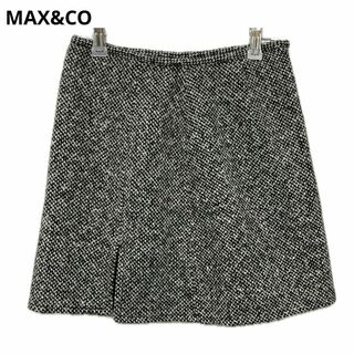 マックスアンドコー(Max & Co.)の美品 MAX&CO マックスアンドコー ミニスカート 40 千鳥格子 おしゃれ(ミニスカート)
