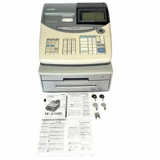 カシオ(CASIO)の動作確認済み カシオ CASIO TE-2100-15S グレー(店舗用品)