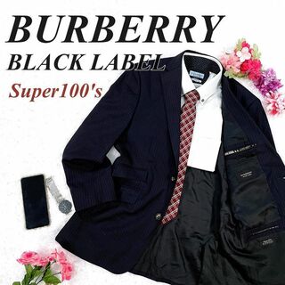 BURBERRY BLACK LABEL - ✨Super100's✨ バーバリーブラックレーベル ジャケット ノバチェック　