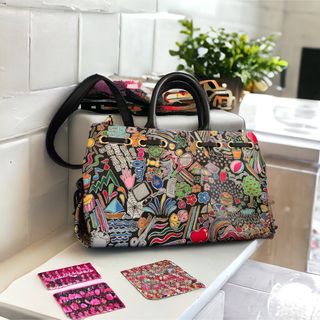 DOONEY&BOURKE 2way ショルダーバック ハンドバッグ 総柄(ショルダーバッグ)