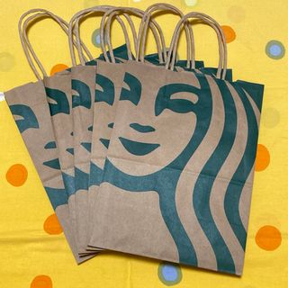 スターバックスコーヒー(Starbucks Coffee)の５枚 スタバ ペーパーバッグＡ(ショップ袋)