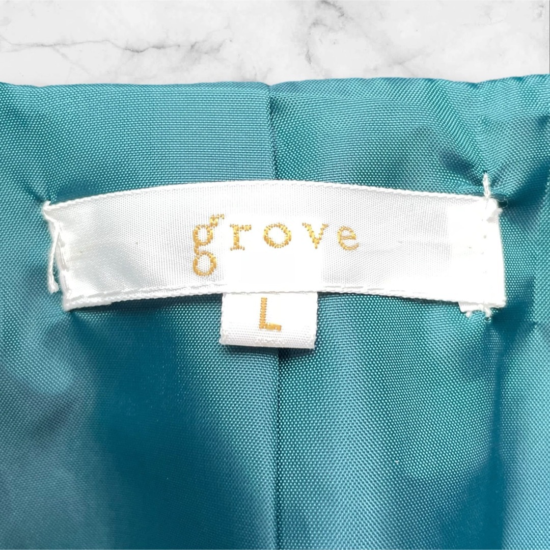 grove(グローブ)のgrove グローブ ジャケット サイズＬ 上着 レディースのジャケット/アウター(その他)の商品写真