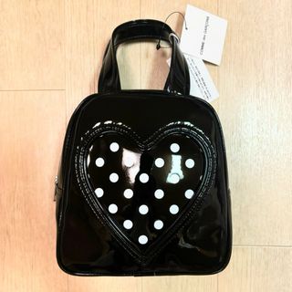 コムデギャルソンガール(COMME des GARCONS GIRL)の新品 コムデギャルソンガール ドットハートバッグ ペイントバッグ 青山バッグ(ハンドバッグ)