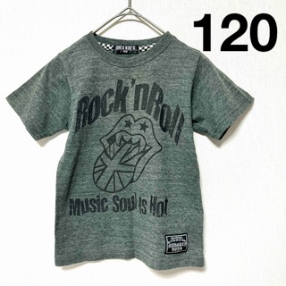 ● OBLO KID'S  ロックンロール かすれ ロゴプリント Tシャツ ●(Tシャツ/カットソー)