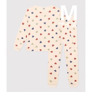 PETIT BATEAU - 新品　プチバトー　PETIT BATEAU  ミルキーハート　パジャマ　M