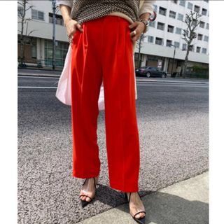 アメリヴィンテージ(Ameri VINTAGE)のAMERI　2TUCKS STRAIGHT PANTS(カジュアルパンツ)