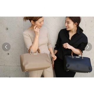 ドゥーズィエムクラス(DEUXIEME CLASSE)のドゥーズィエムクラス　バンブーbag ベージュ(トートバッグ)