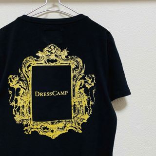 ドレスキャンプ(DRESSCAMP)の美品　一点物　DRESSCAMP ドレスキャンプ泊プリント　カットソー(Tシャツ/カットソー(半袖/袖なし))