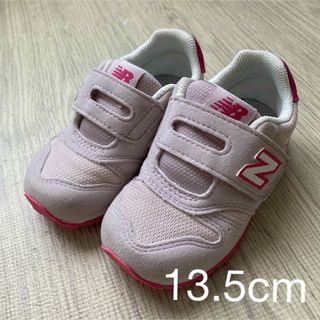 New Balance - ニューバランス NB スニーカー 13.5cm ピンク グレー