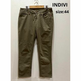 インディヴィ INDIVI パンツ チノパン 44 レディース ボトムス