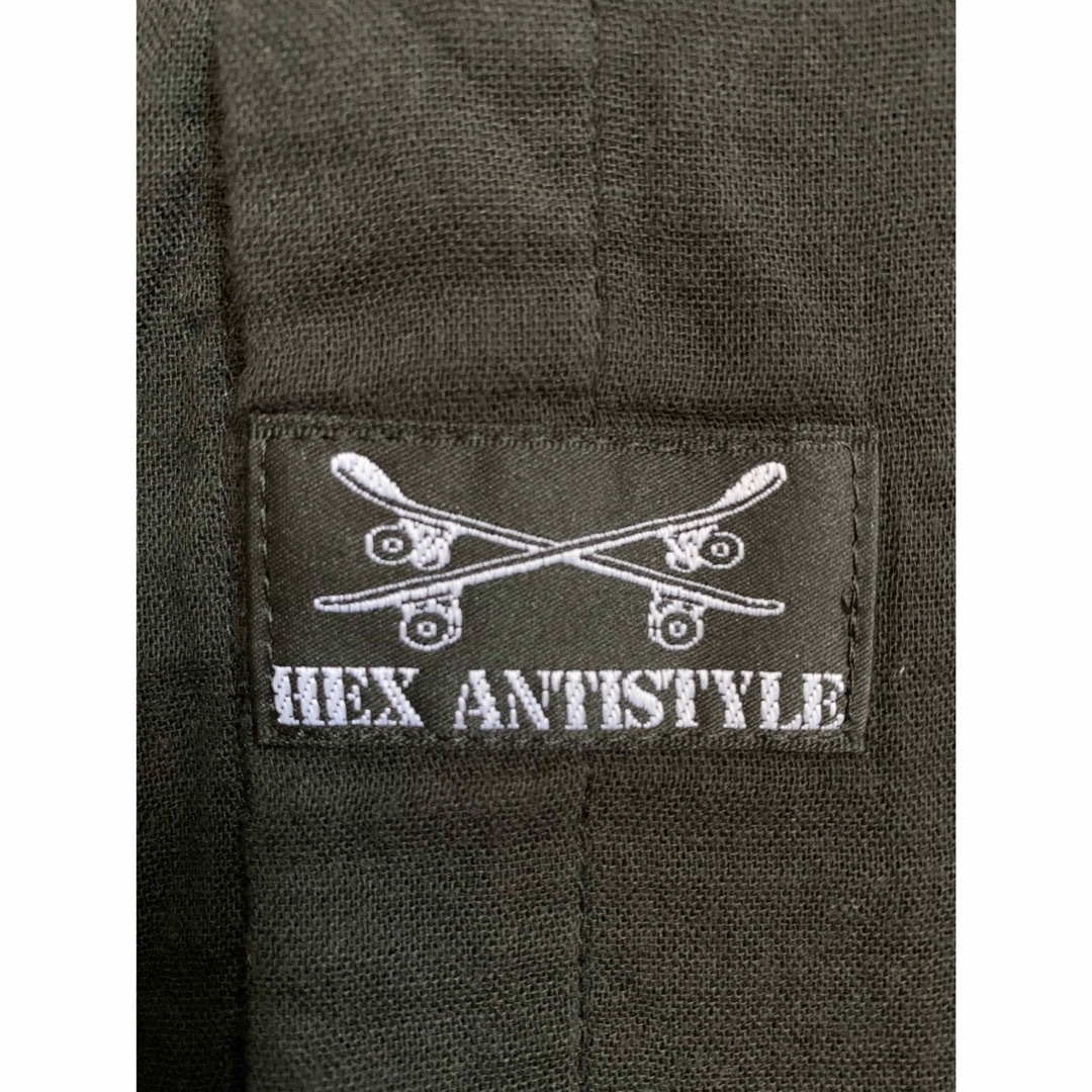 HEX ANTISTYLE(ヘックスアンチスタイル)の未使用 HEXANTISTYLE  ヘックス 半袖シャツ 黒 メンズのトップス(シャツ)の商品写真