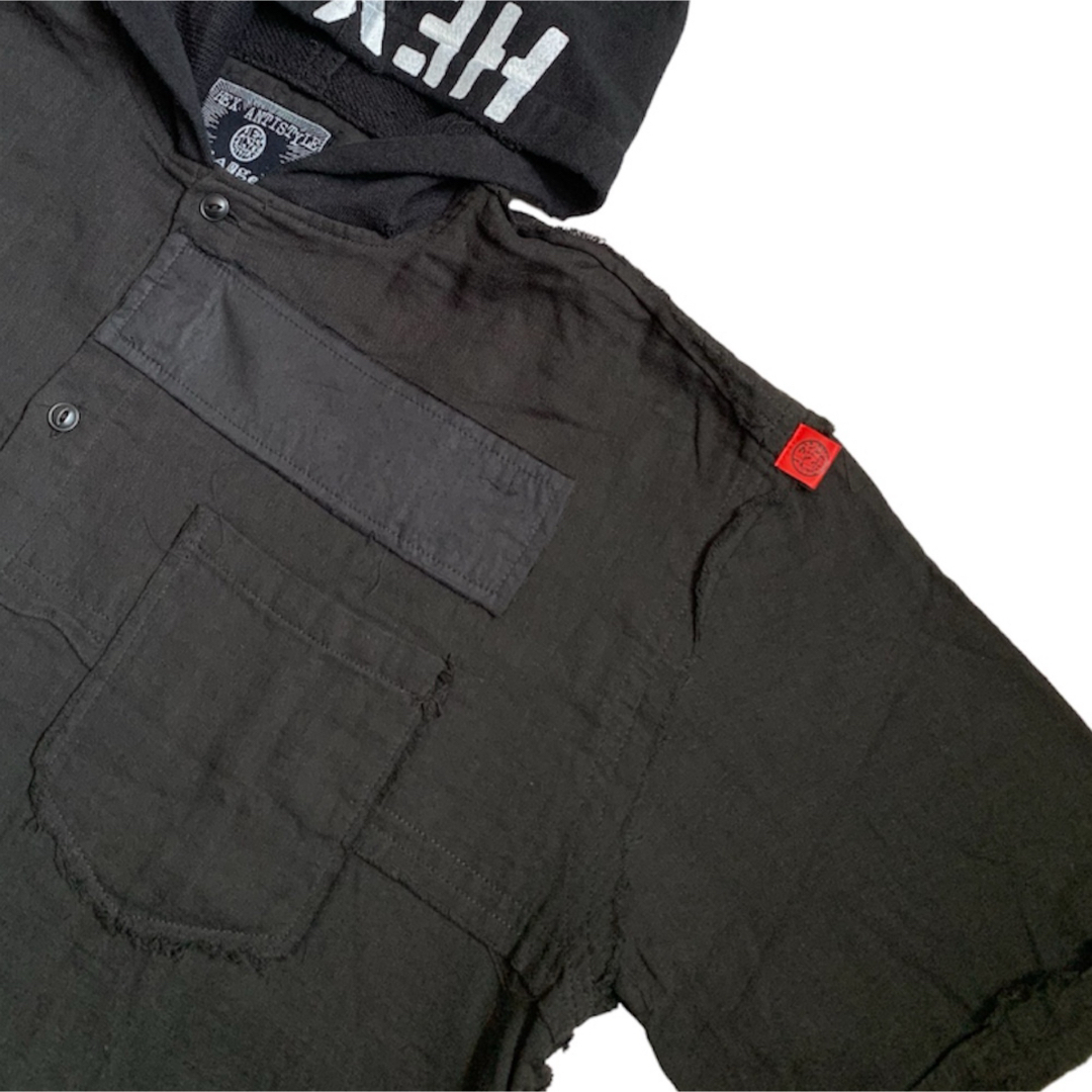 HEX ANTISTYLE(ヘックスアンチスタイル)の未使用 HEXANTISTYLE  ヘックス 半袖シャツ 黒 メンズのトップス(シャツ)の商品写真