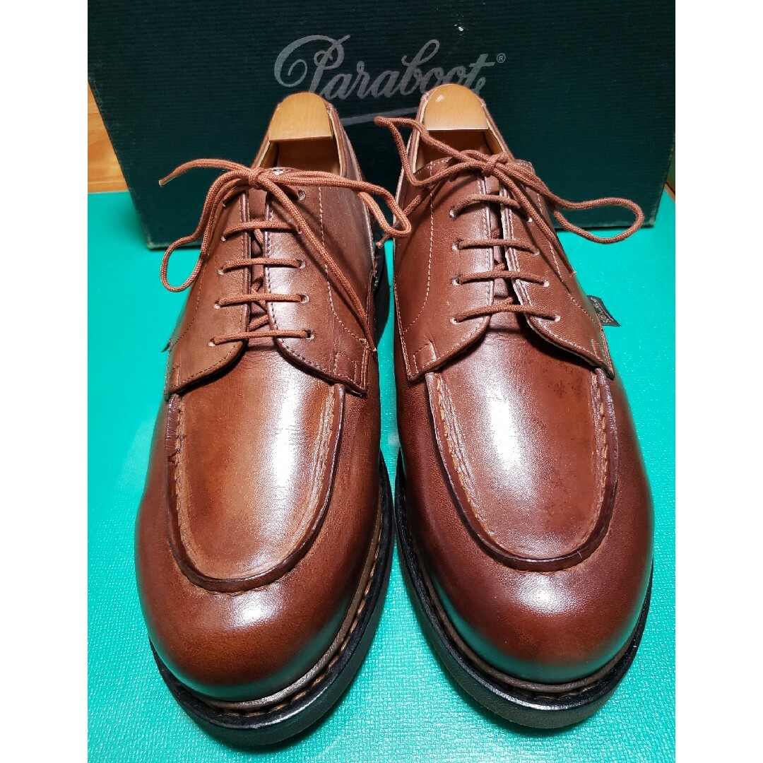 Paraboot(パラブーツ)の【未使用】パラブーツ CHAMBORD シャンボード　マロン　7.5 メンズの靴/シューズ(ドレス/ビジネス)の商品写真