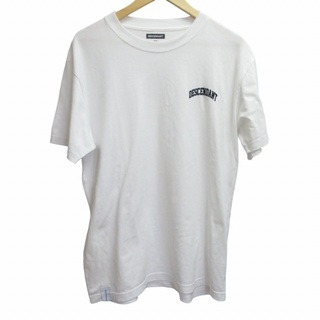 ディセンダント 近年モデル ロゴ刺繍 Tシャツ カットソー 半袖 白 3 (Tシャツ/カットソー(半袖/袖なし))
