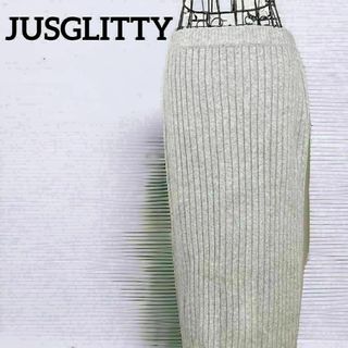 JUSGLITTY - ジャスグリッティー　ニットロングスカート