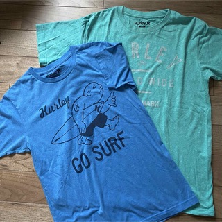 ハーレー(Hurley)のHurley ハーレー 半袖 Tシャツ ブルー グリーン 2枚セット(Tシャツ/カットソー(半袖/袖なし))