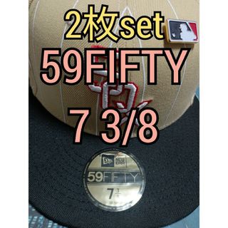 ニューエラー(NEW ERA)の59FIFTY 7と3/8サイズ2枚‼️NEW ERA‼️(その他)