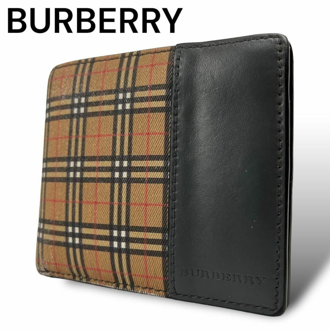 BURBERRY(バーバリー)のBURBERRY 折り財布 ２つ折り ノバチェック 札入れ カード入れ グレー レディースのファッション小物(財布)の商品写真