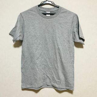 新品未使用　GILDAN プレミアムコットンTシャツ 半袖 グレー(Tシャツ(半袖/袖なし))