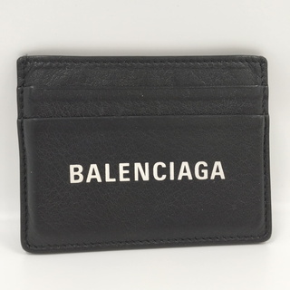 バレンシアガ(Balenciaga)のBALENCIAGA カードケース レザー ブラック(名刺入れ/定期入れ)
