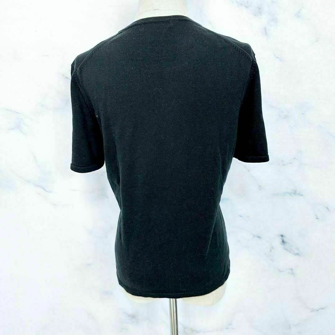 Eddie Bauer(エディーバウアー)のエディバウワー　半袖カットソー　Tシャツ　黒　ブラック レディースのトップス(Tシャツ(半袖/袖なし))の商品写真
