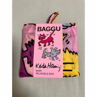 バグゥ(BAGGU)のキースヘリングコラボ　Cat Dog ベビーサイズ(エコバッグ)