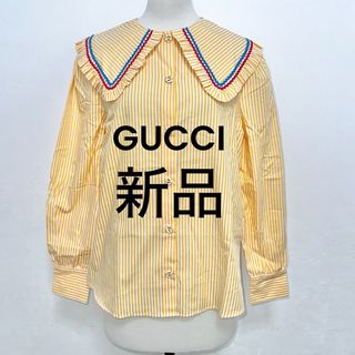 【GUCCI】新品 Vault x LA VESTE フリルブラウス