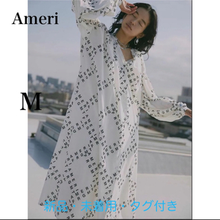 アメリヴィンテージ(Ameri VINTAGE)のAmeri FRAGMENT LOGO DRESS(ロングワンピース/マキシワンピース)