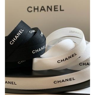 シャネル(CHANEL)の1.5cm幅 CHANEL ラッピング リボン 2m(ラッピング/包装)