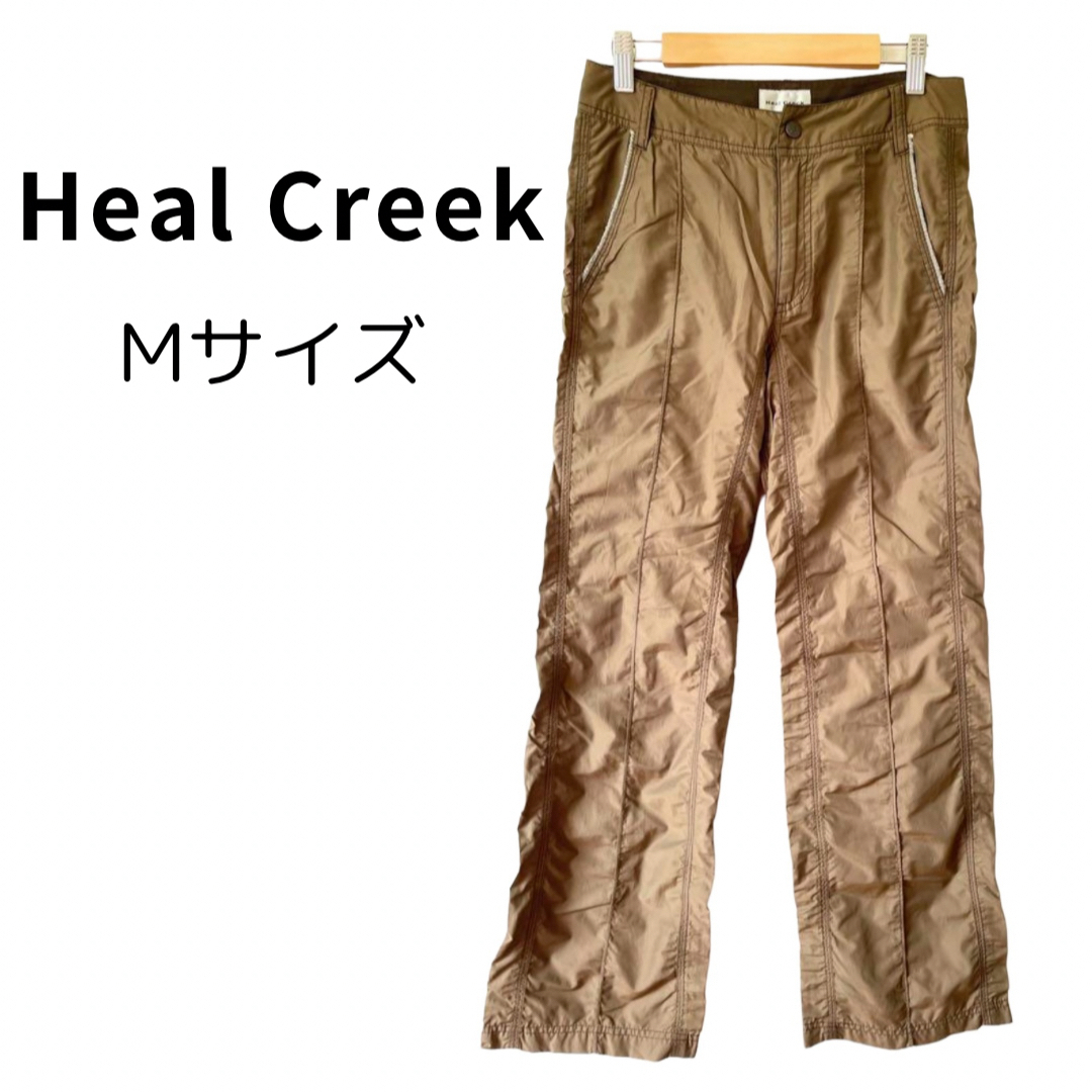 Heal Creek(ヒールクリーク)の【極美品】ヒールクリーク ゴルフウェア ゴルフパンツ カーキ ブラウン M スポーツ/アウトドアのゴルフ(ウエア)の商品写真