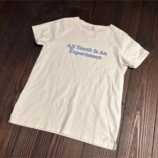 RIVE DROITE  Tシャツ　ロゴ　アイボリー(Tシャツ/カットソー(半袖/袖なし))