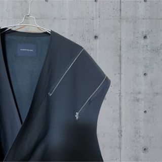 ALMOSTBLACK オールモストブラック 18ss  Zip Vest