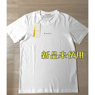 マルニ(Marni)の【新品未使用】マルニ　MARNI メンズ　Tシャツ　ホワイト　46(Tシャツ/カットソー(半袖/袖なし))
