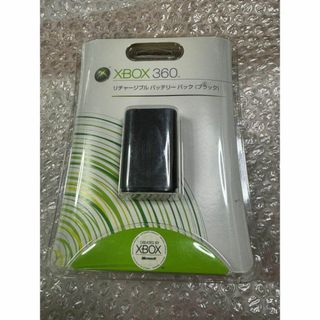 XBOX360 リチャージブル バッテリー パック (ブラック) / Recha(その他)