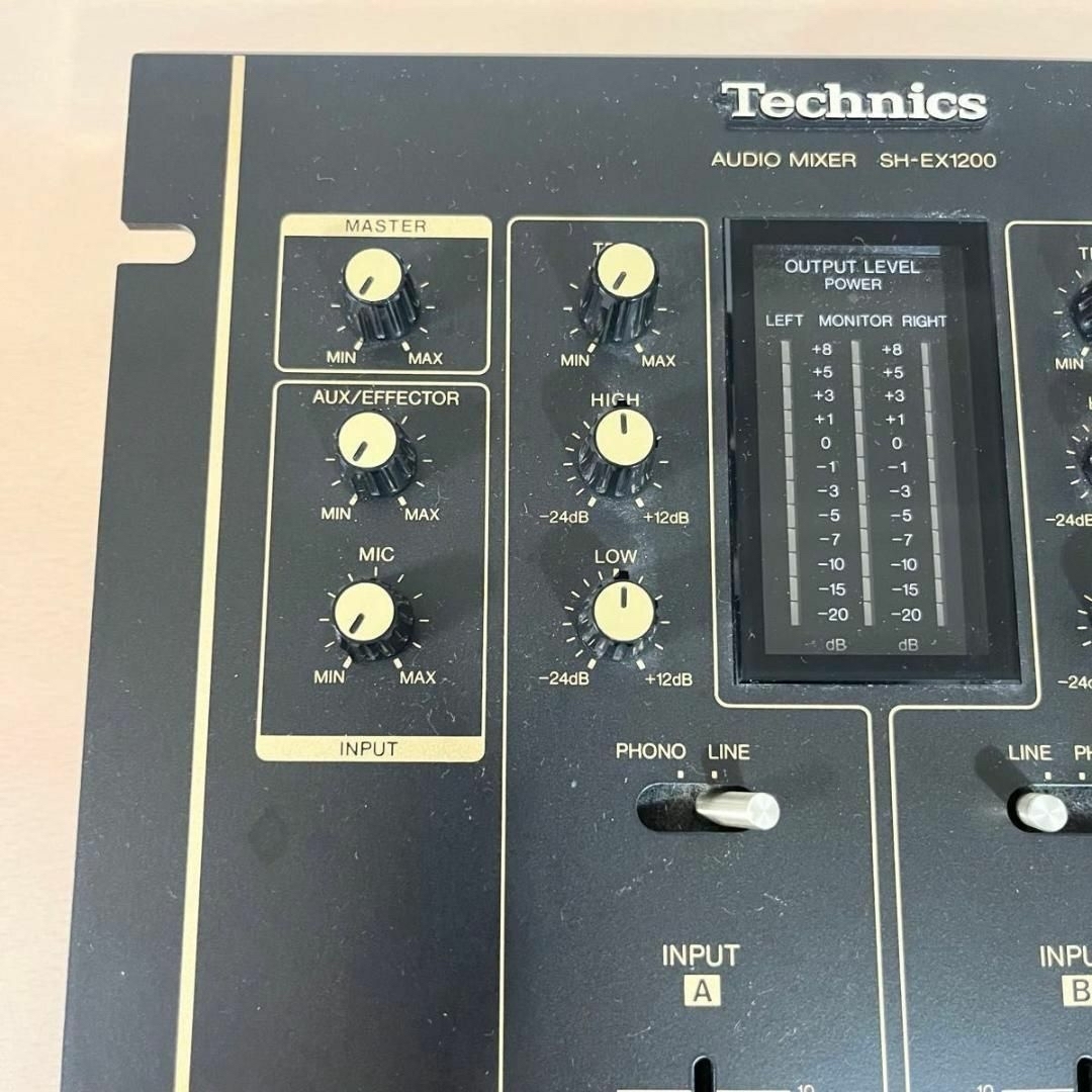 Technics(テクニクス)のDJミキサー　Technics SH-EX1200-K テクニクス　綺麗目 楽器のDJ機器(DJミキサー)の商品写真