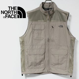 THE NORTH FACE - 新品 ノースフェイス コンパクト収納可 パッカブルメッシュベスト XL カーキ系