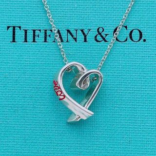 ティファニー(Tiffany & Co.)のTiffany & Co. 希少　ラビングハート　ネックレス　LOVE エナメル(ネックレス)