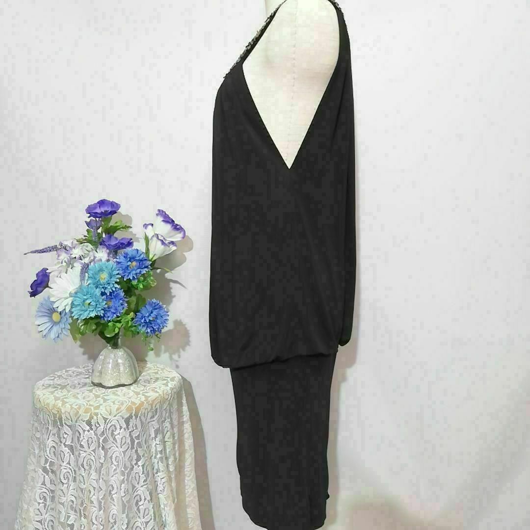 marc bouwer glamit! パーティードレス　Mサイズ　黒系 レディースのフォーマル/ドレス(その他ドレス)の商品写真