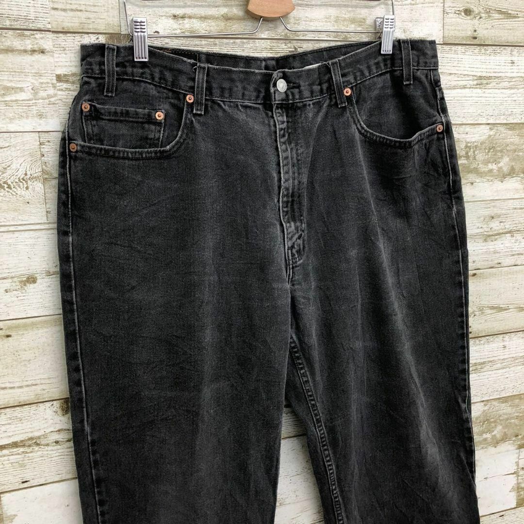 Levi's(リーバイス)の【k6941】USA古着リーバイス550デニムパンツジーンズバギーブラック00s メンズのパンツ(デニム/ジーンズ)の商品写真