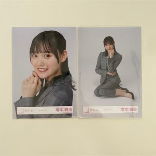 サクラザカフォーティシックス(櫻坂46)の【増本綺良】生写真 「スーツコーデ」  ヨリ/座り(アイドルグッズ)