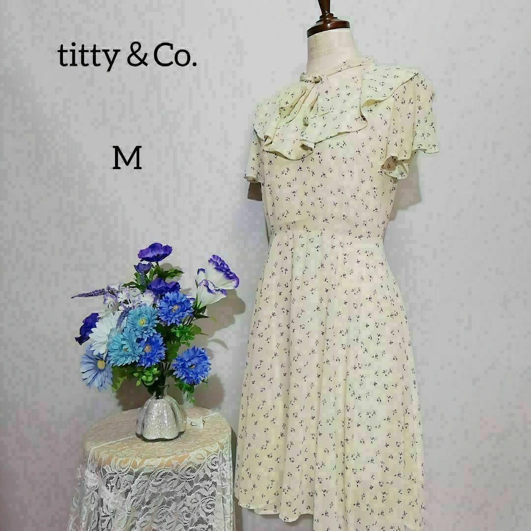 titty&co(ティティアンドコー)のtitty＆Co. 極上美品　ロングワンピース　花柄　Mサイズ レディースのワンピース(ロングワンピース/マキシワンピース)の商品写真