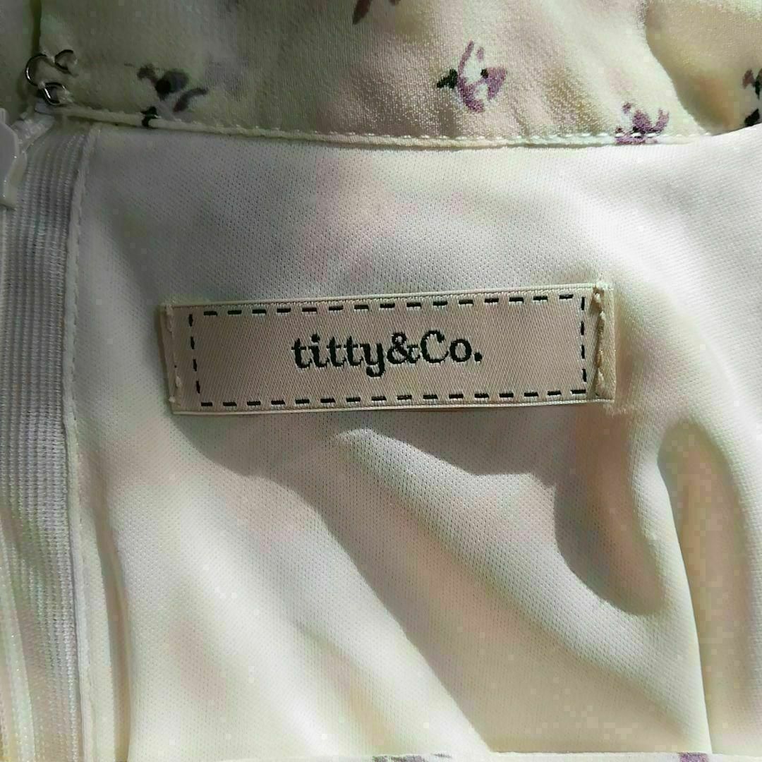 titty&co(ティティアンドコー)のtitty＆Co. 極上美品　ロングワンピース　花柄　Mサイズ レディースのワンピース(ロングワンピース/マキシワンピース)の商品写真