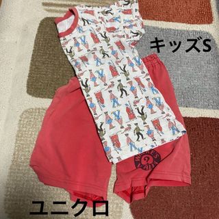 ユニクロ(UNIQLO)のユニクロ　ウォーリー半袖キッズパジャマ(パジャマ)