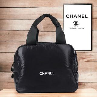 CHANEL - CHANELノベルティ　トートバッグ　ブラック　ポーチ