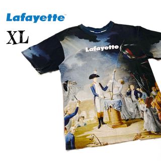 ラファイエット(Lafayette)の希少XL★Lafayette ラファイエット フランス革命 西洋画 Tシャツ(Tシャツ/カットソー(半袖/袖なし))