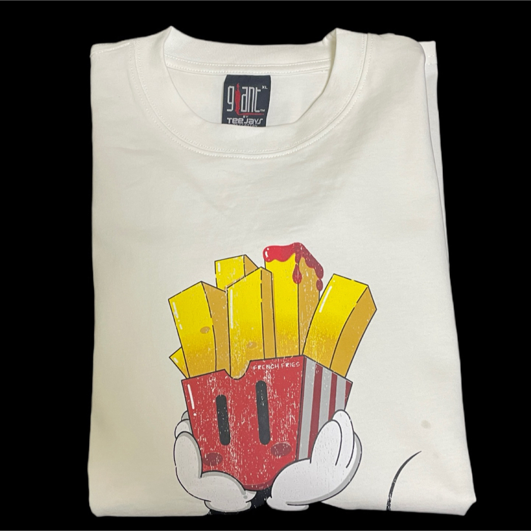 Giant(ジャイアント)の【新品未使用】マクドナルド ポテトミッキーTシャツ 企業Tシャツ 海外輸入品  メンズのトップス(Tシャツ/カットソー(半袖/袖なし))の商品写真