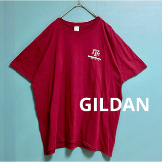 GILDAN - GILDAN ギルダン 海外古着 ビッグプリント 半袖Tシャツ