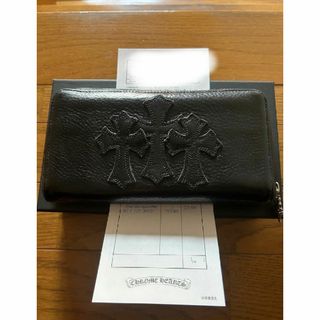 クロムハーツ(Chrome Hearts)の最高級品質！美品！クロムハーツ セメタリークロス wallet 財布(長財布)