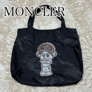 モンクレール(MONCLER)の【希少】MONCLER 1952 トートバッグ ジーニアスモチーフ ブラック(トートバッグ)